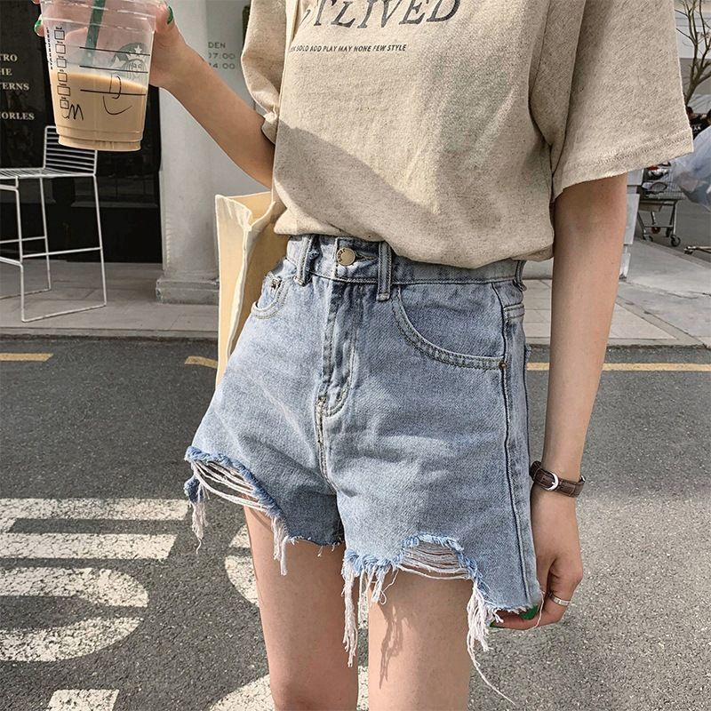 Denim shorts