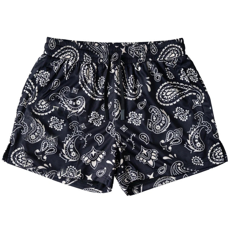 Men's Quick-Dry Athletic Quarter-Length Shorts
