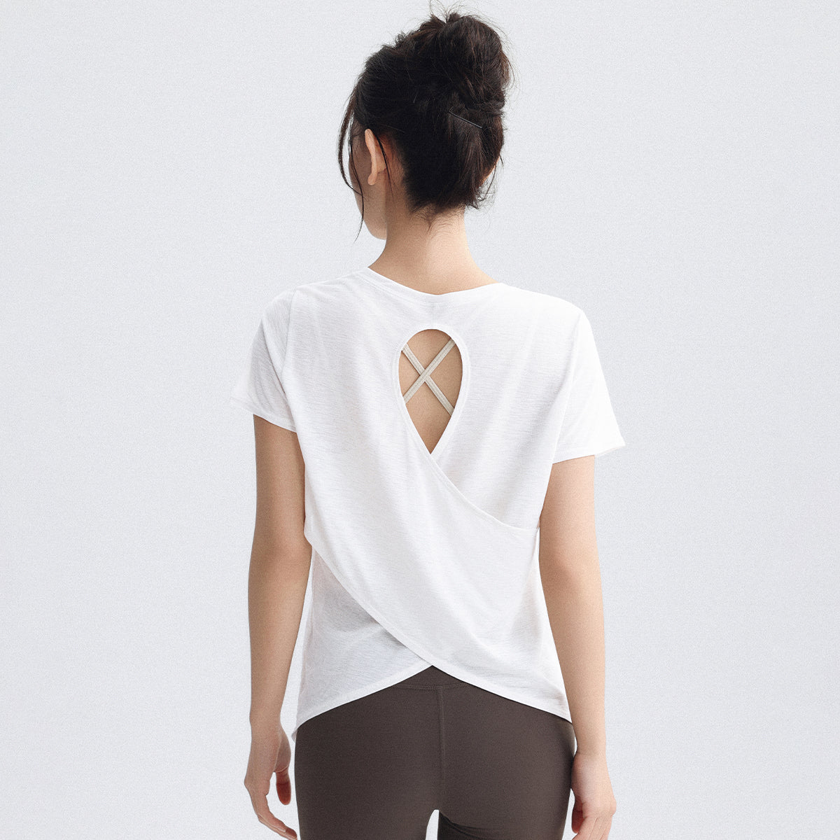 Top Pilates Fitness Short Sleeve Summer