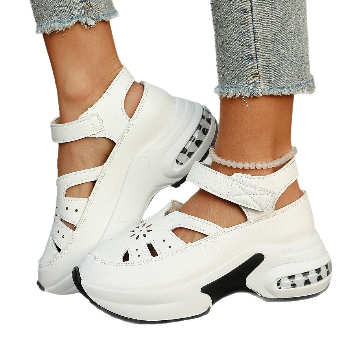 Casual Wedge Heel Sports Shoes for Women