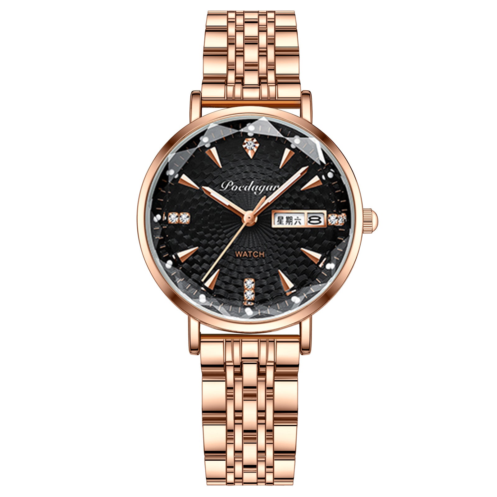Waterproof Luminous Women Calendar Watch