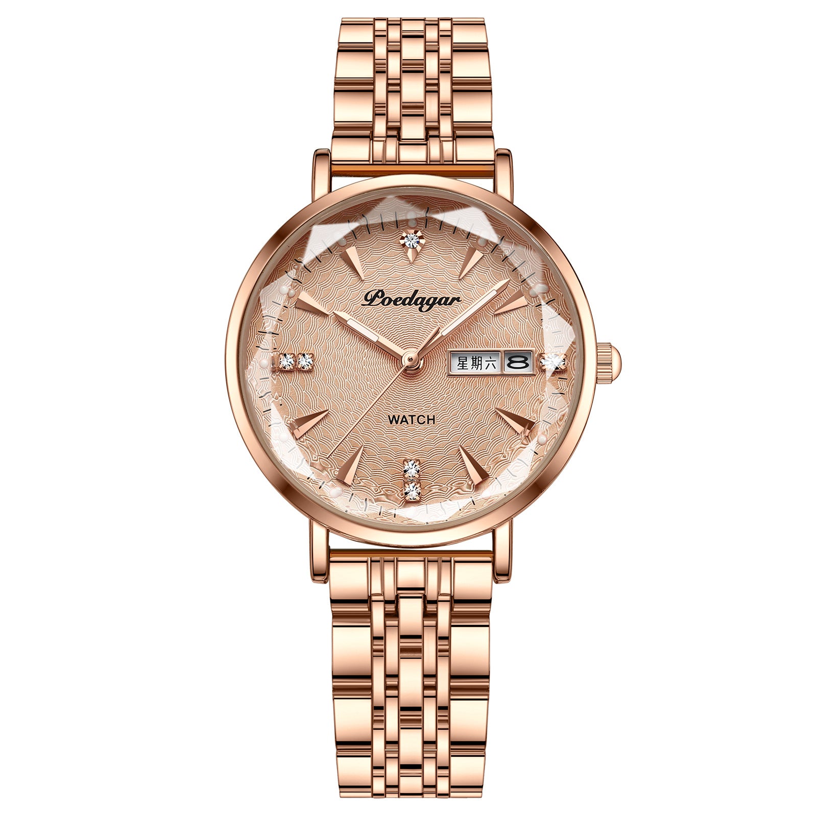 Waterproof Luminous Women Calendar Watch