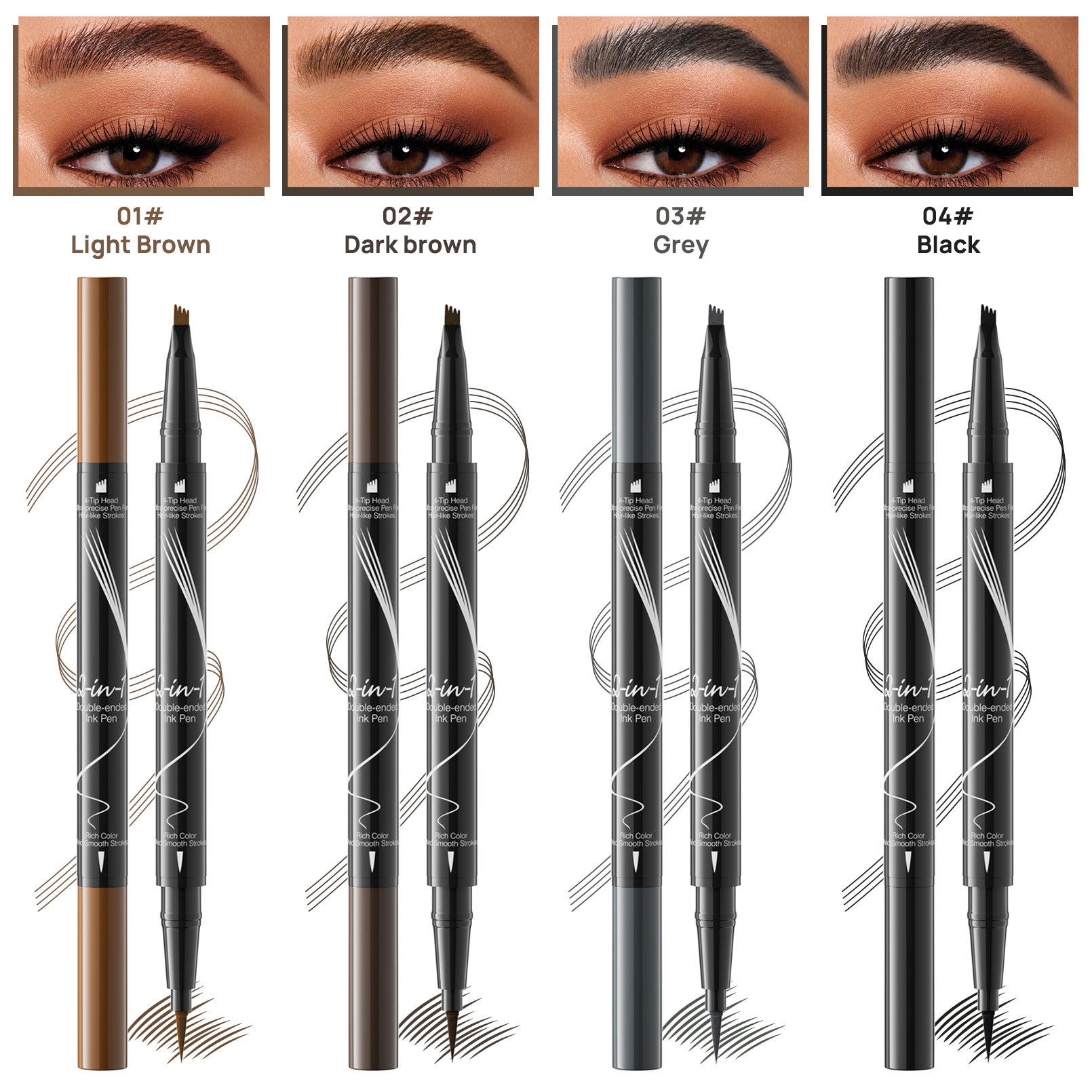 eyebrow pencil eyeliner