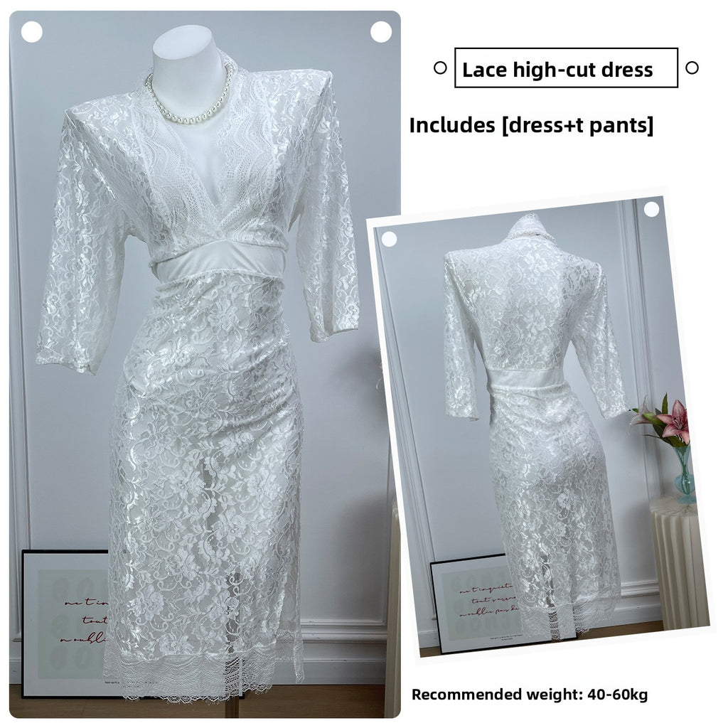 Lace Mesh Dress Sleepwear