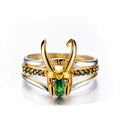 Loki Thor Helmet Animal Theme Rings Set