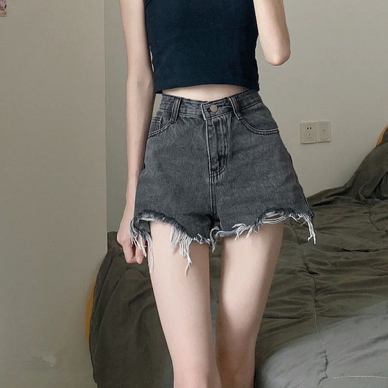 Denim shorts