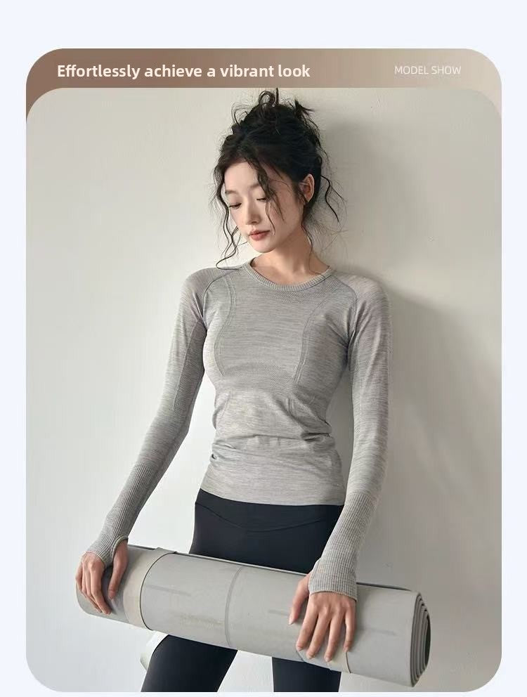 Seamless Long Sleeve Fitness Top