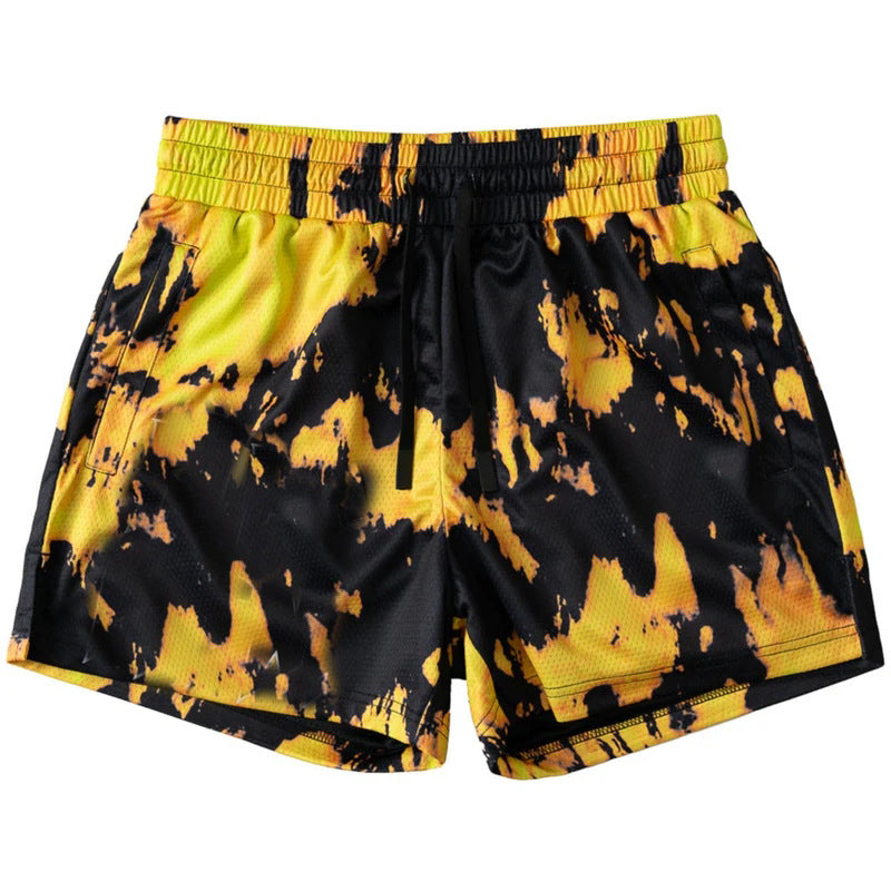 Men's Quick-Dry Athletic Quarter-Length Shorts