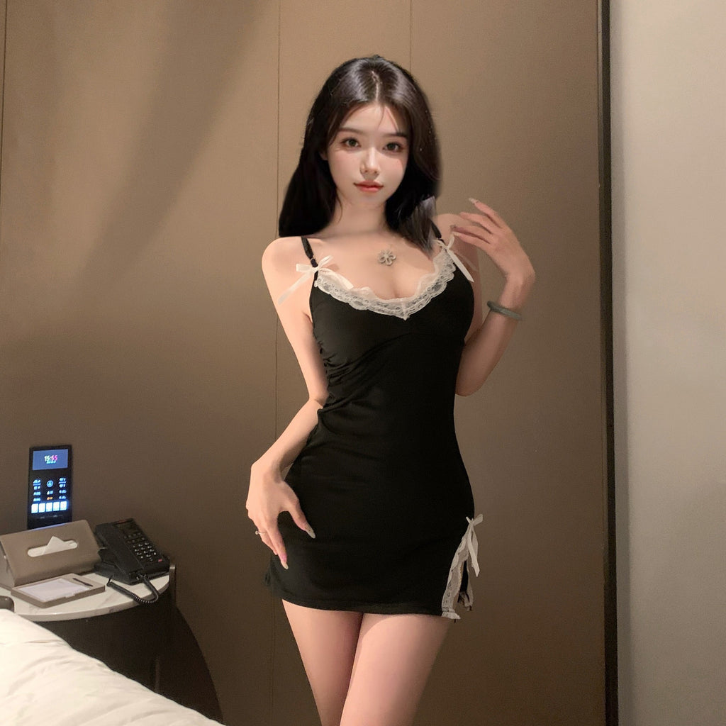 Ice and Snow Silk Sling Nightwear