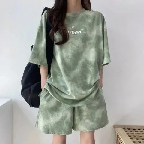 Women's Casual Summer Sports Top and Shorts Set