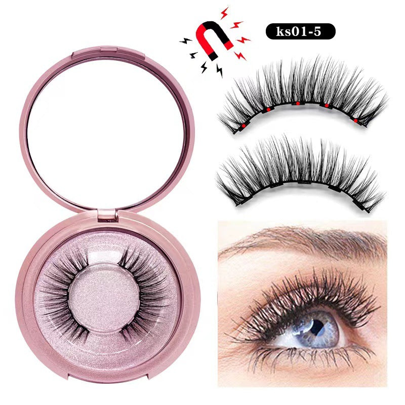 Magnetic False Eyelashes Set with Eyeliner
