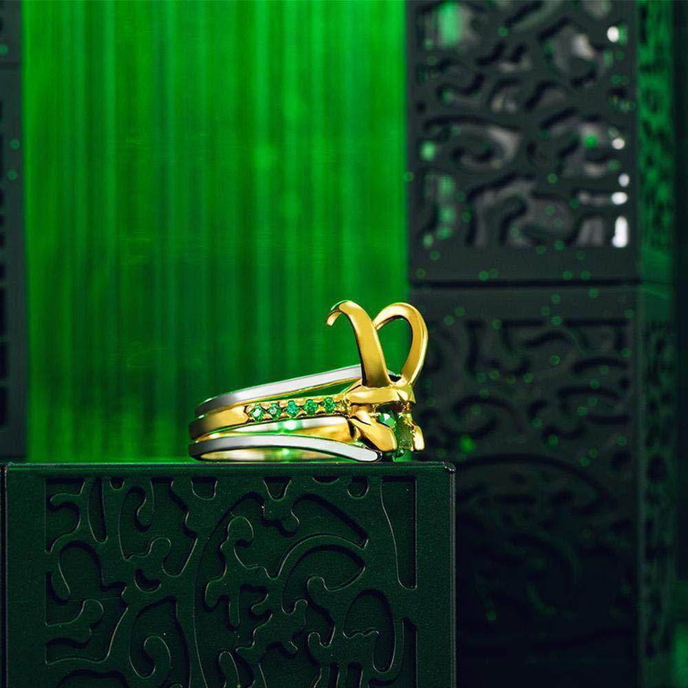 Loki Thor Helmet Animal Theme Rings Set