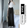 Womens Ice Silk Wide Leg Pants