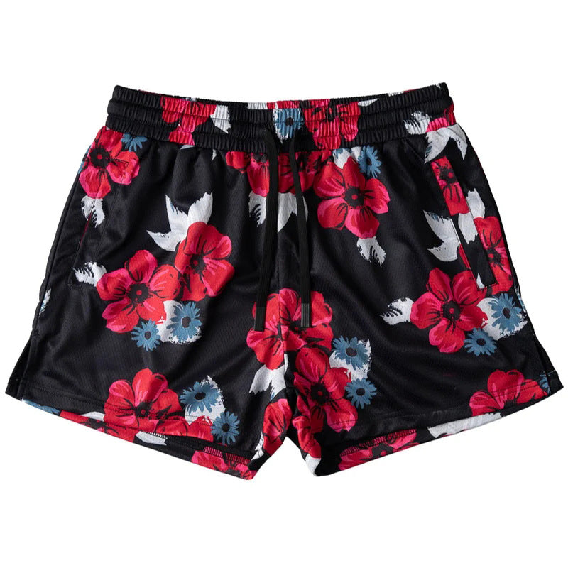 Men's Quick-Dry Athletic Quarter-Length Shorts