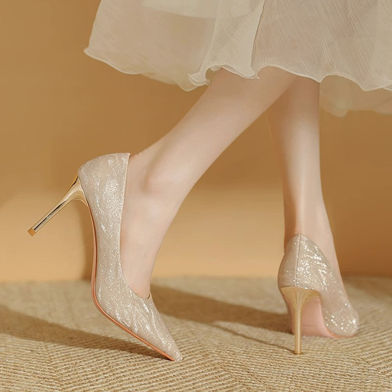 Women's high heels that are comfortable to wear and can be worn in two ways