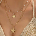 Summer Beach Shell Necklace