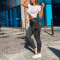 Slim Fit Denim Trousers for Women