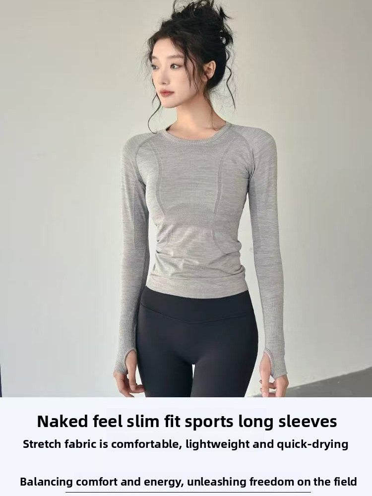 Seamless Long Sleeve Fitness Top