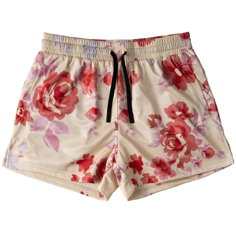 Men's Quick-Dry Athletic Quarter-Length Shorts