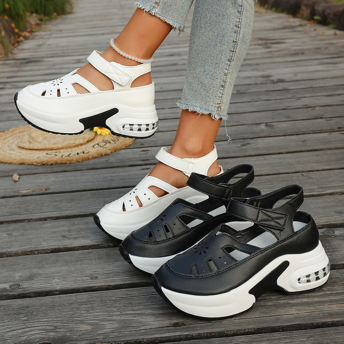 Casual Wedge Heel Sports Shoes for Women