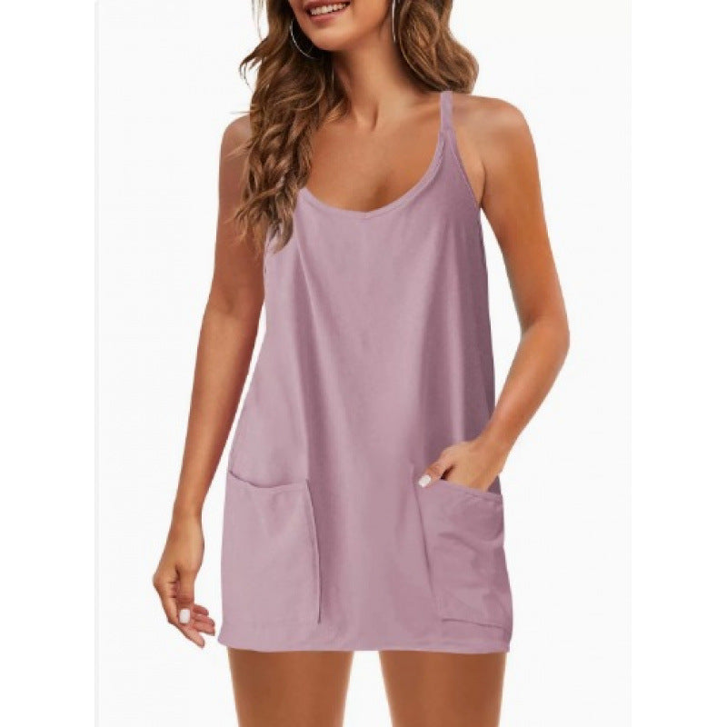 Women's Sleeveless Top and Shorts Set