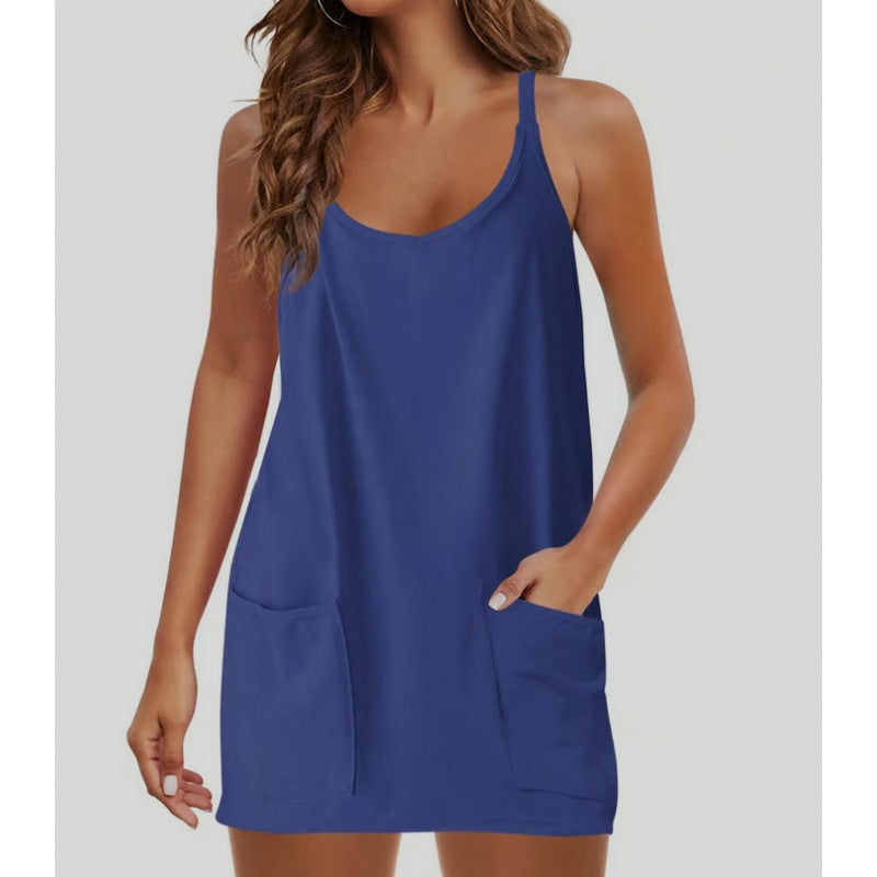 Women's Sleeveless Top and Shorts Set