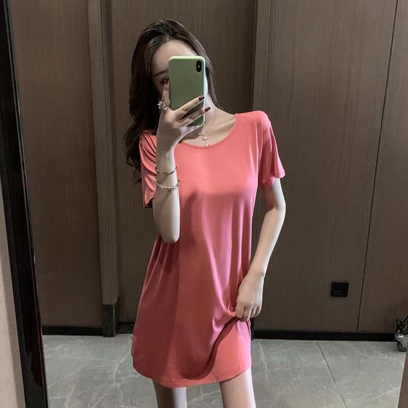 Women's Sleeveless U-collar Sleepwear
