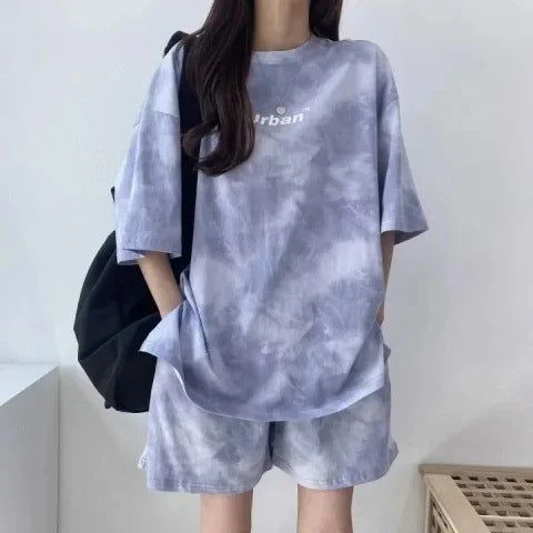 Women's Casual Summer Sports Top and Shorts Set