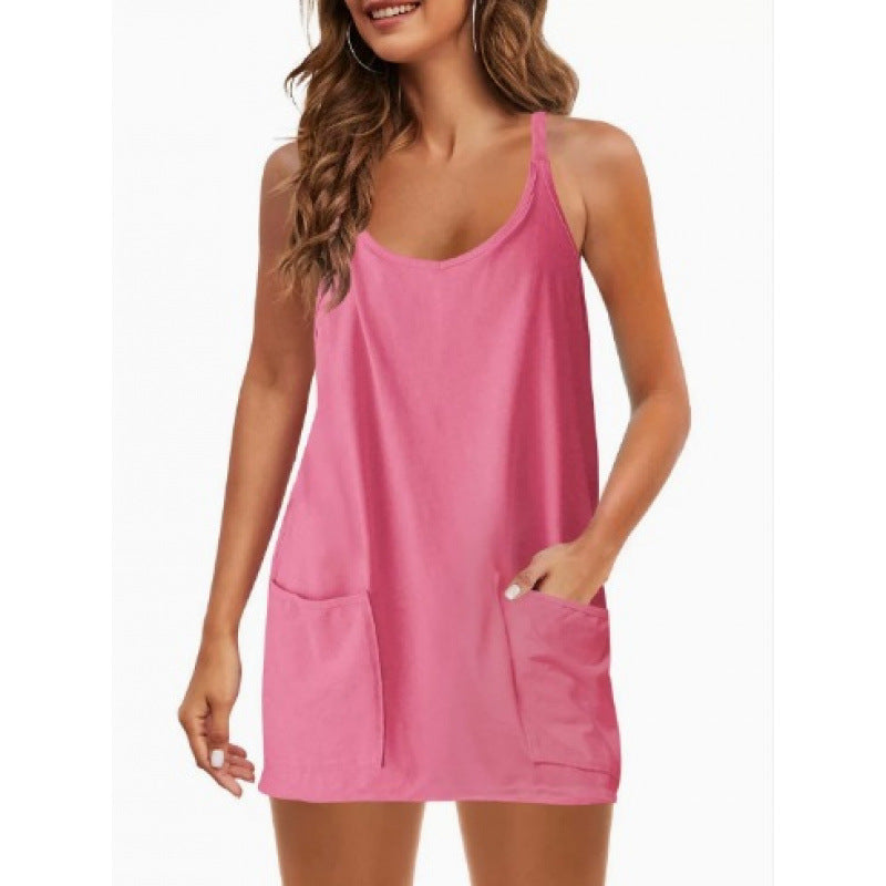 Women's Sleeveless Top and Shorts Set