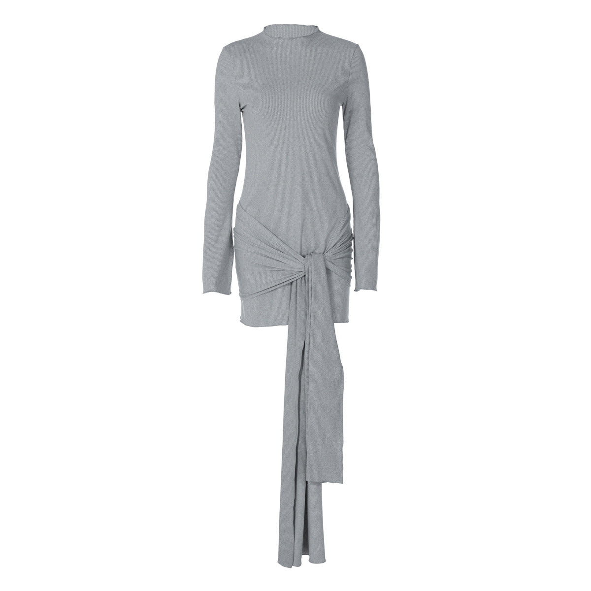 Women's Half Turtleneck A-Line Dress