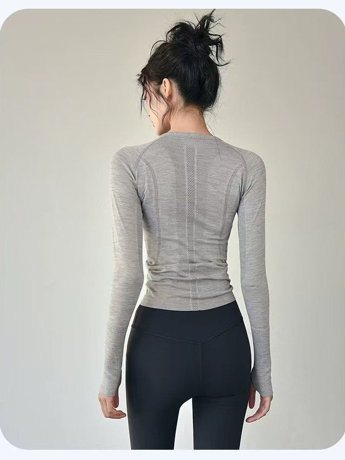 Seamless Long Sleeve Fitness Top